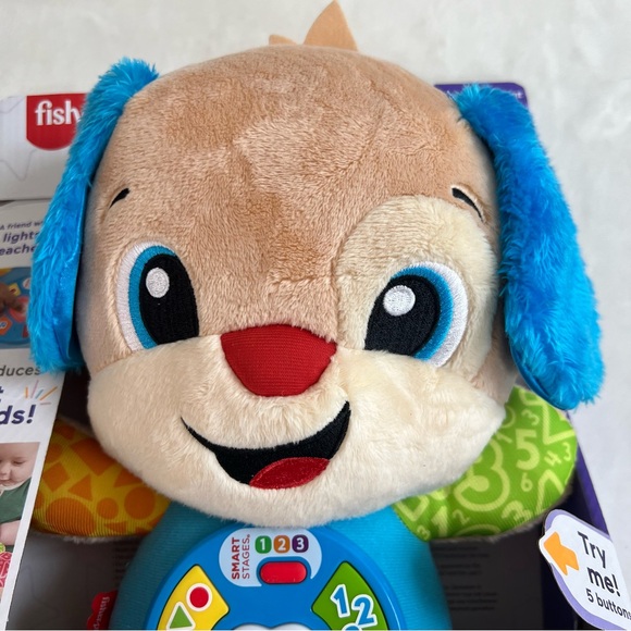 Fisher-Price Laugh & Learn Smart Stages Puppy Musical Plush Toy 6–36M - Picture 9 of 9